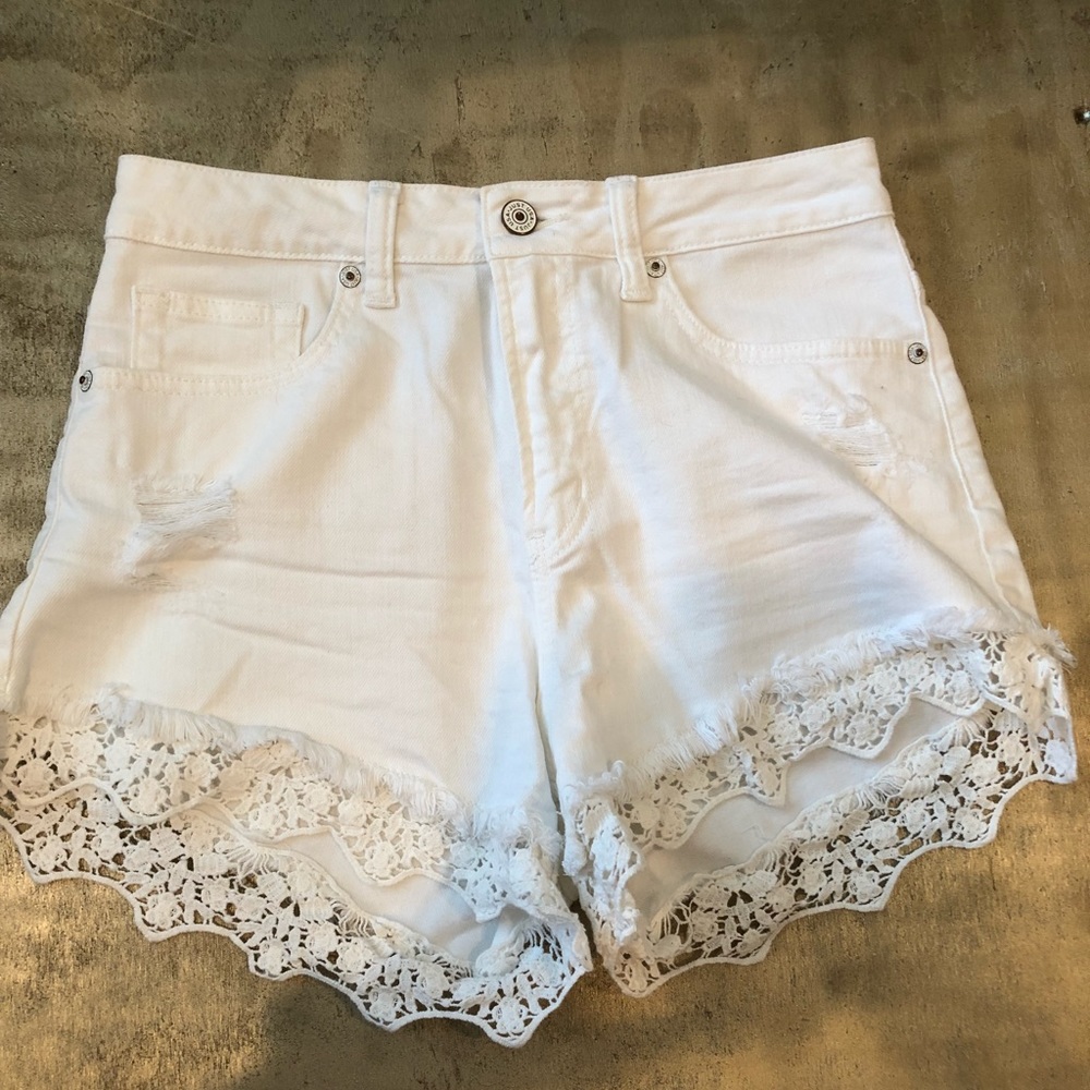 Shorts with lace bottoms!